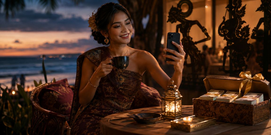 Akses newbet4d dari ponsel sambil minum kopi
